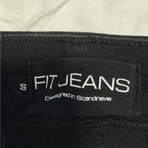 FITJEANS Black ripped high waisted Contour jeans Small - Picture 4 of 4
